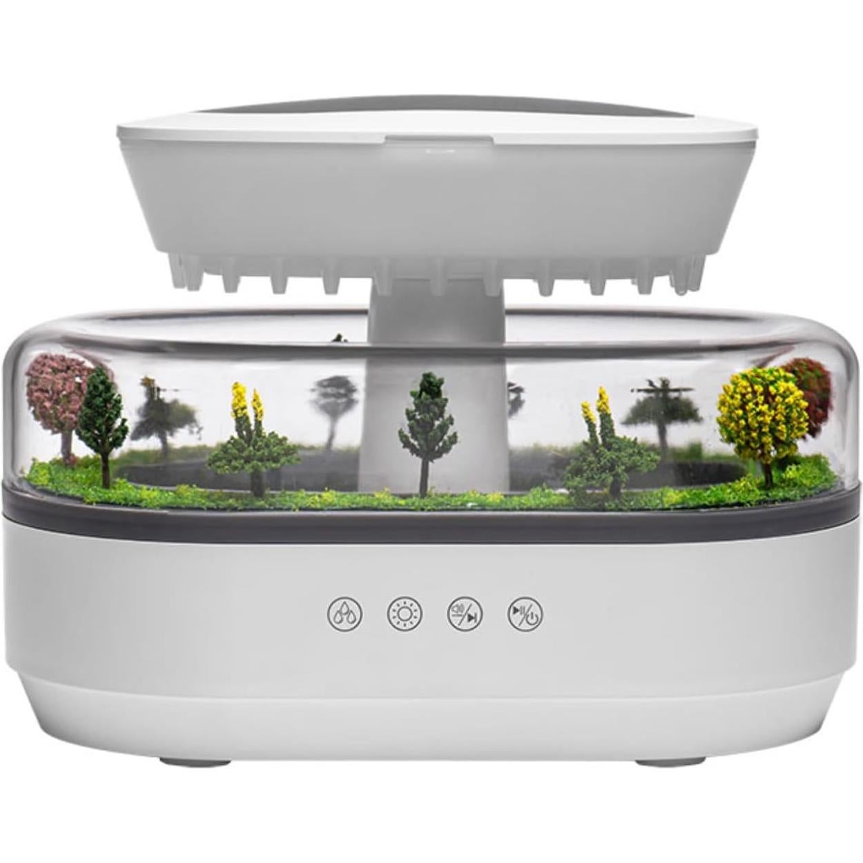 Humidificador Ultrasónico Piosarafiem con Luz LED y Aromaterapia