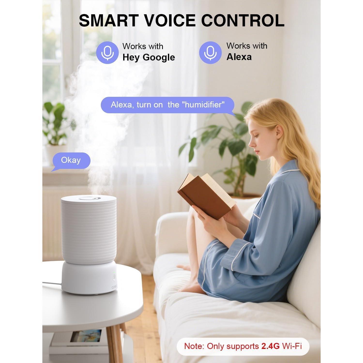 Humidificador Inteligente CLEVAST CL-HD02 4L con Control APP y Voz