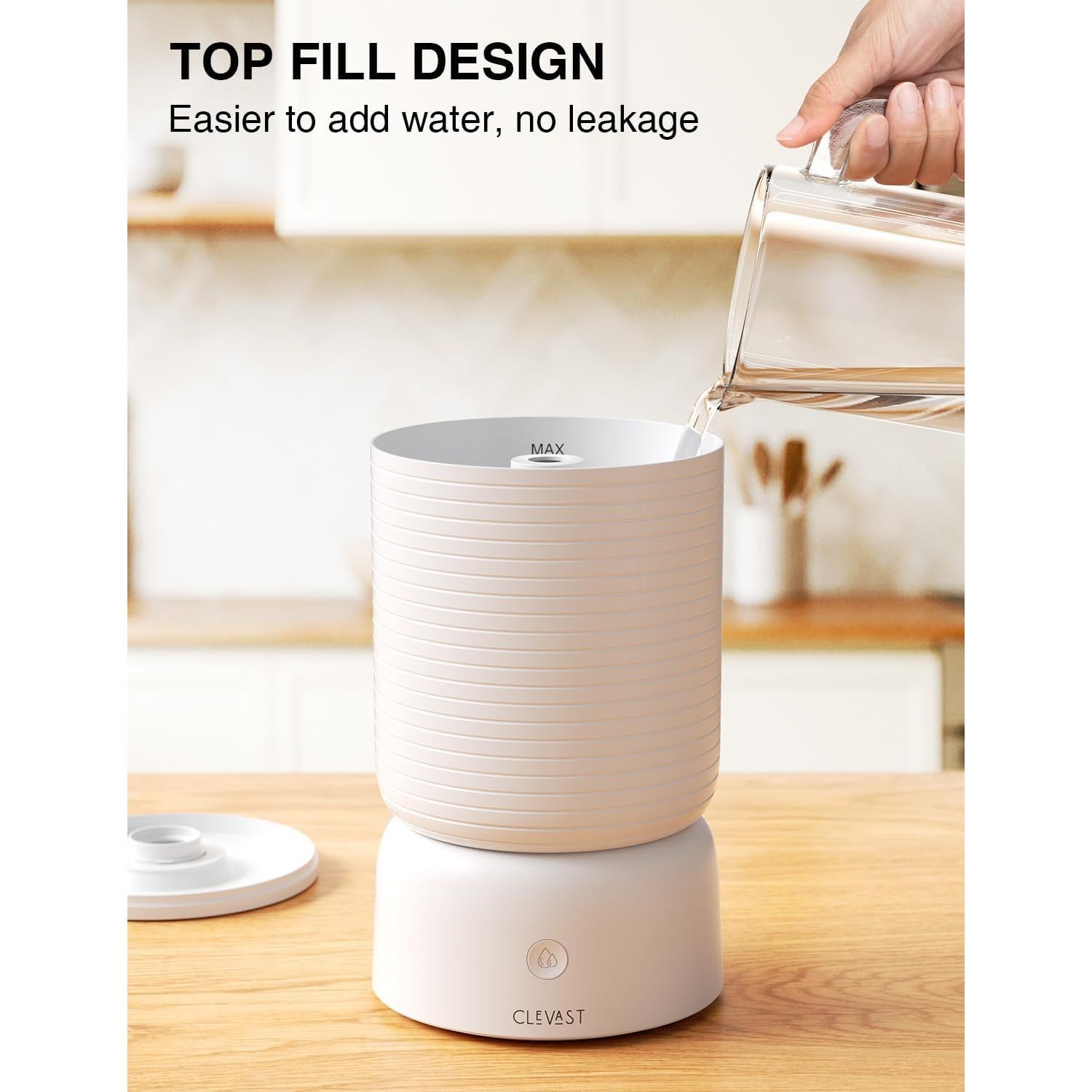 Humidificador Inteligente CLEVAST CL-HD02 4L con Control APP y Voz