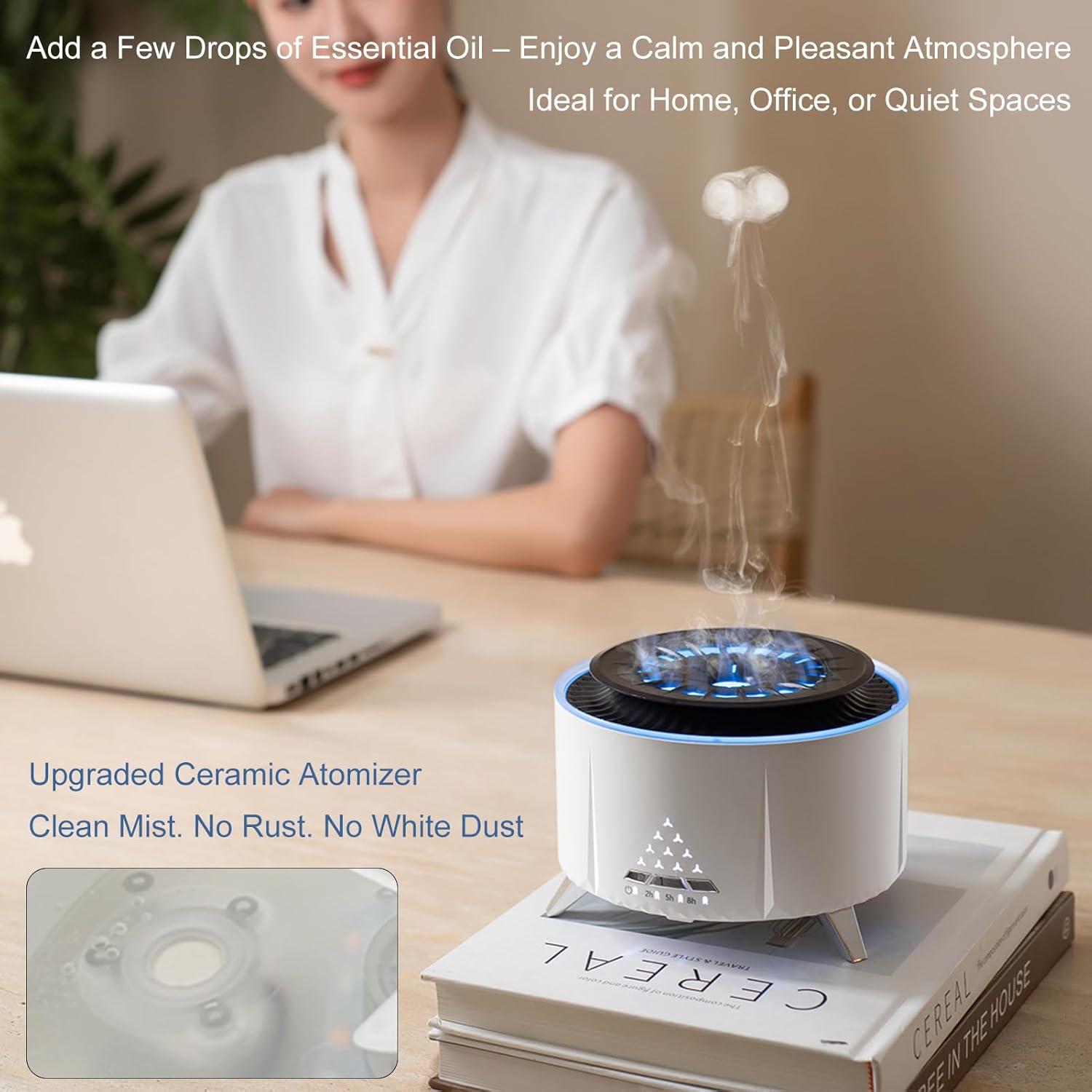 Humidificador HODEMI Aroma 300ml con Control Remoto y Luz