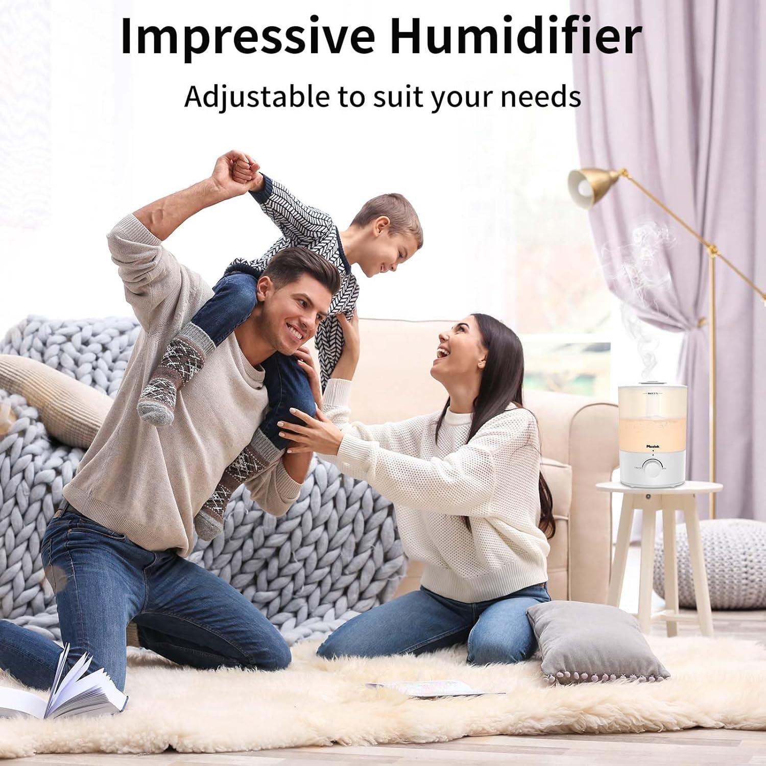 Humidificador ultrasónico Msolok HD-3101S 3.1L para dormitorio