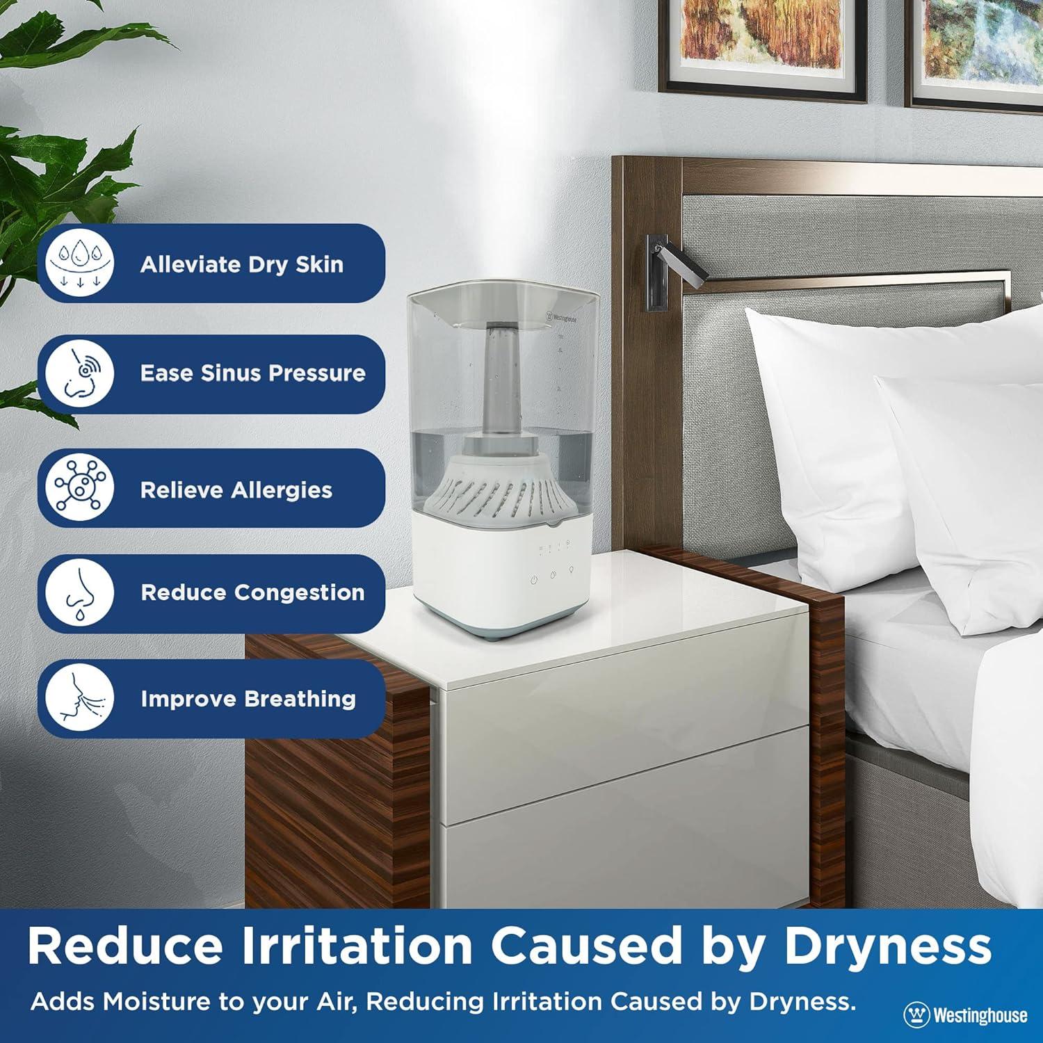 Humidificador de Niebla Fría Westinghouse 4.5L con Control Táctil