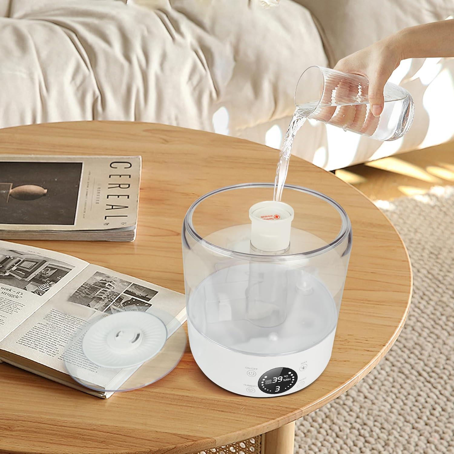 Humidificador QWUE 3L Ultrasonido Silencioso para Dormitorio