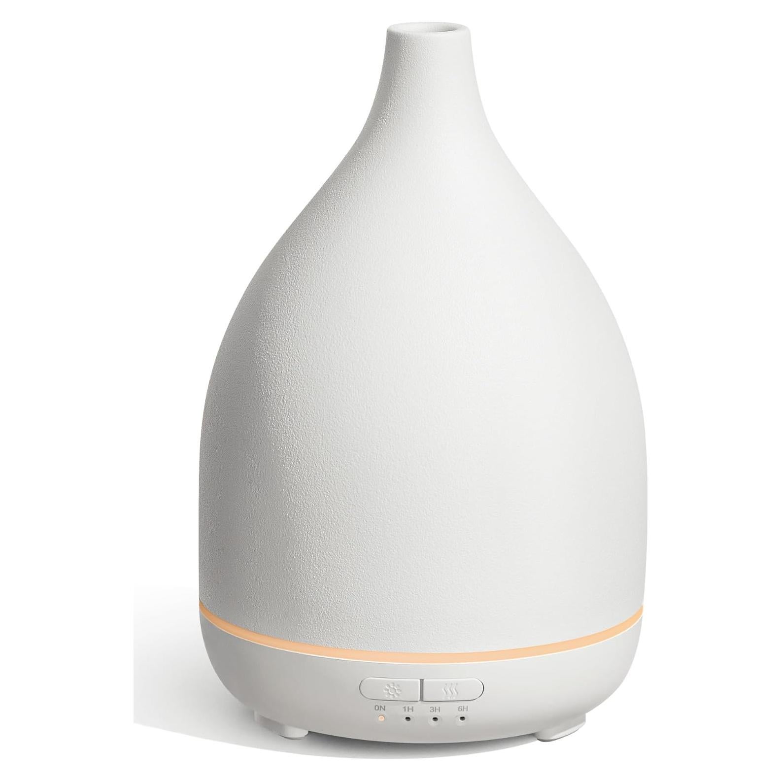 Difusor de Aceite InnoGear 300ml Cerámica Blanca Aromaterapia