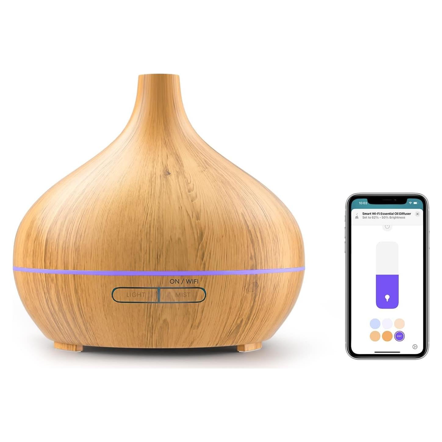 Difusor de Aceites Esenciales Meross MOD150HK 400ml WiFi