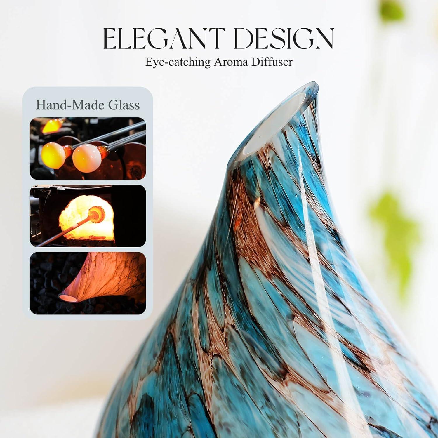 Difusor de Aceite Esencial Porseme 280ml Vidrio Control Remoto