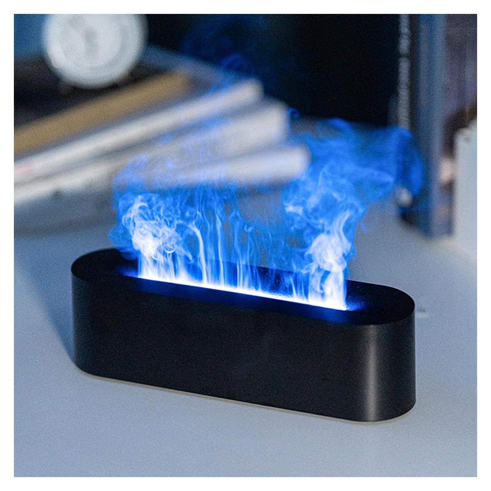 Difusor de Aceite Esencial Yaledi 150ml Chimenea Negro