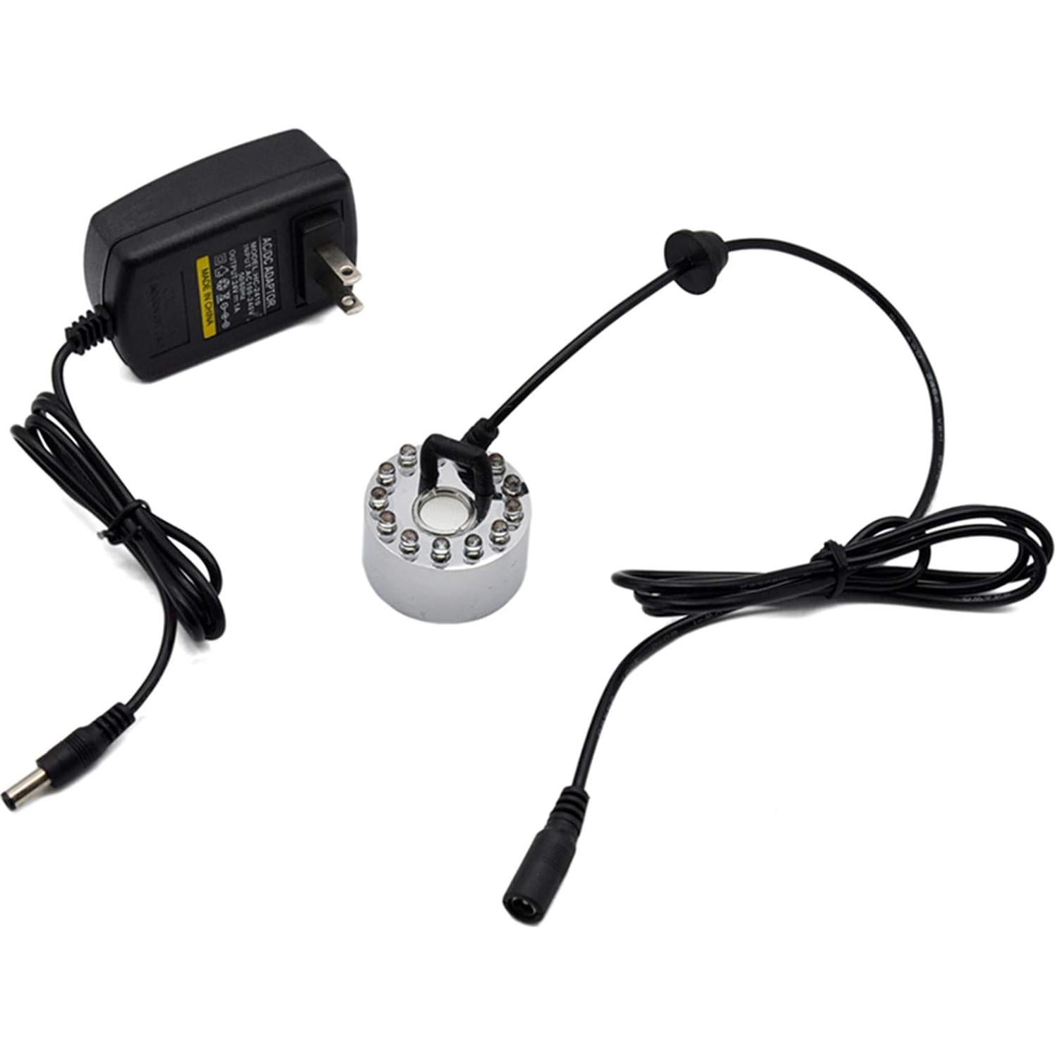 Generador de niebla ultrasónico W&X con luces LED 350 mL/h