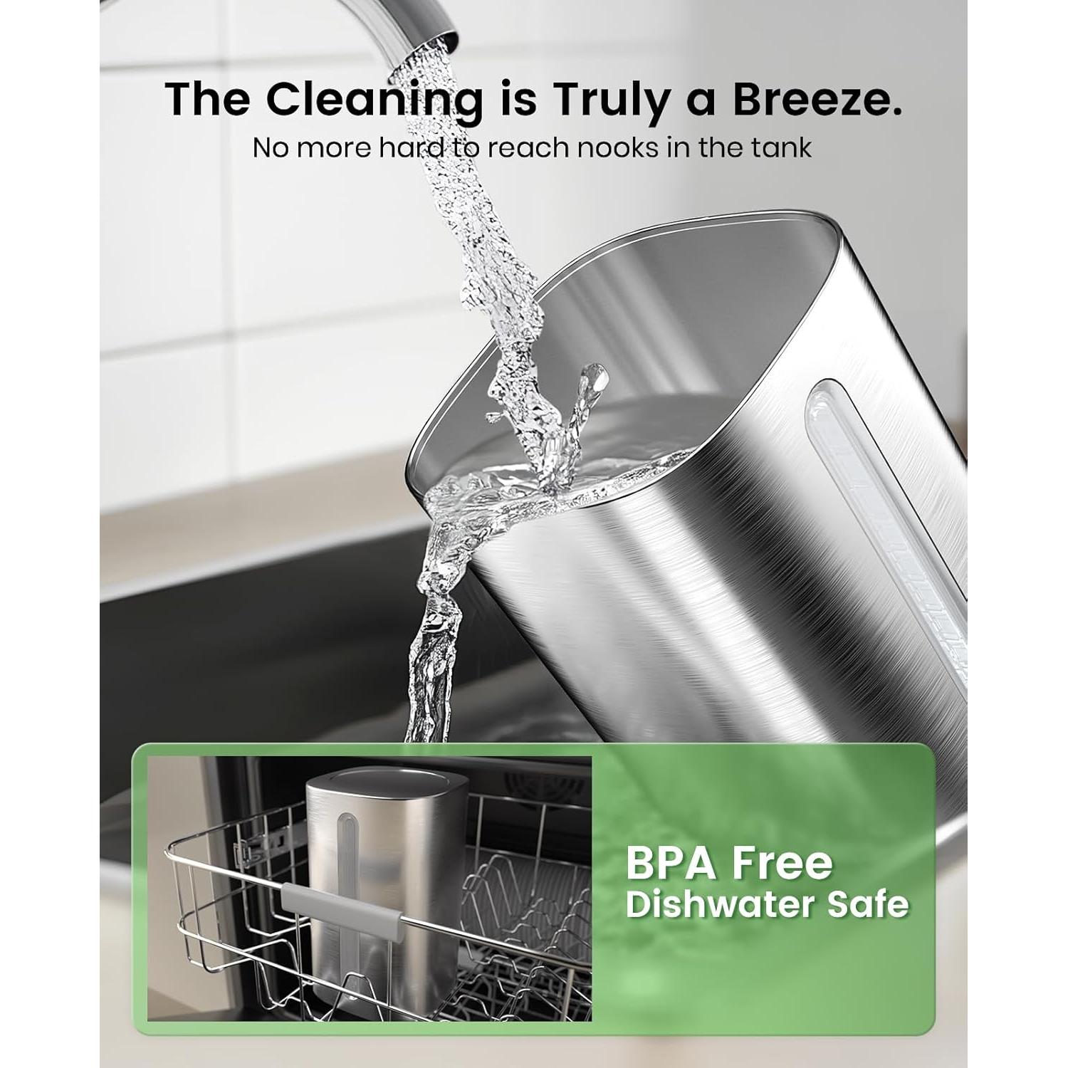 Humidificador Ultrasonido Jack & Rose QZ3.5L Acero Inoxidable