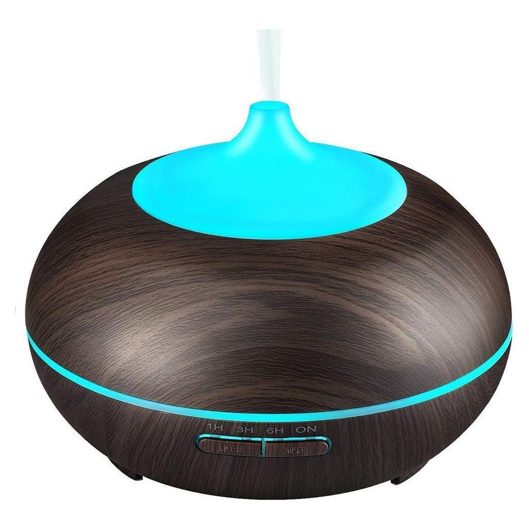 Difusor de Aceite Esencial JoySusie 300ml Madera Ultrasónico