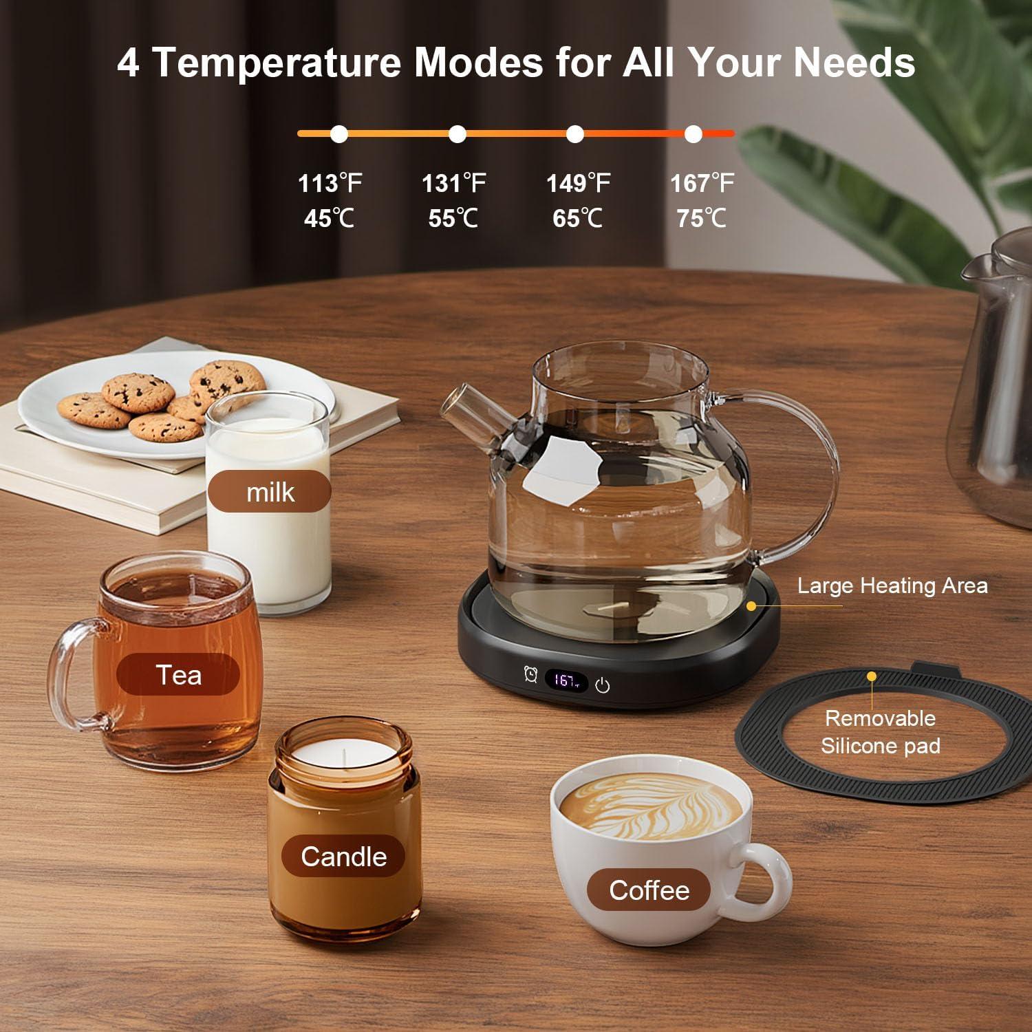 Calentador de Taza de Café Bsigo con Taza de 414ml y 4 Temperaturas