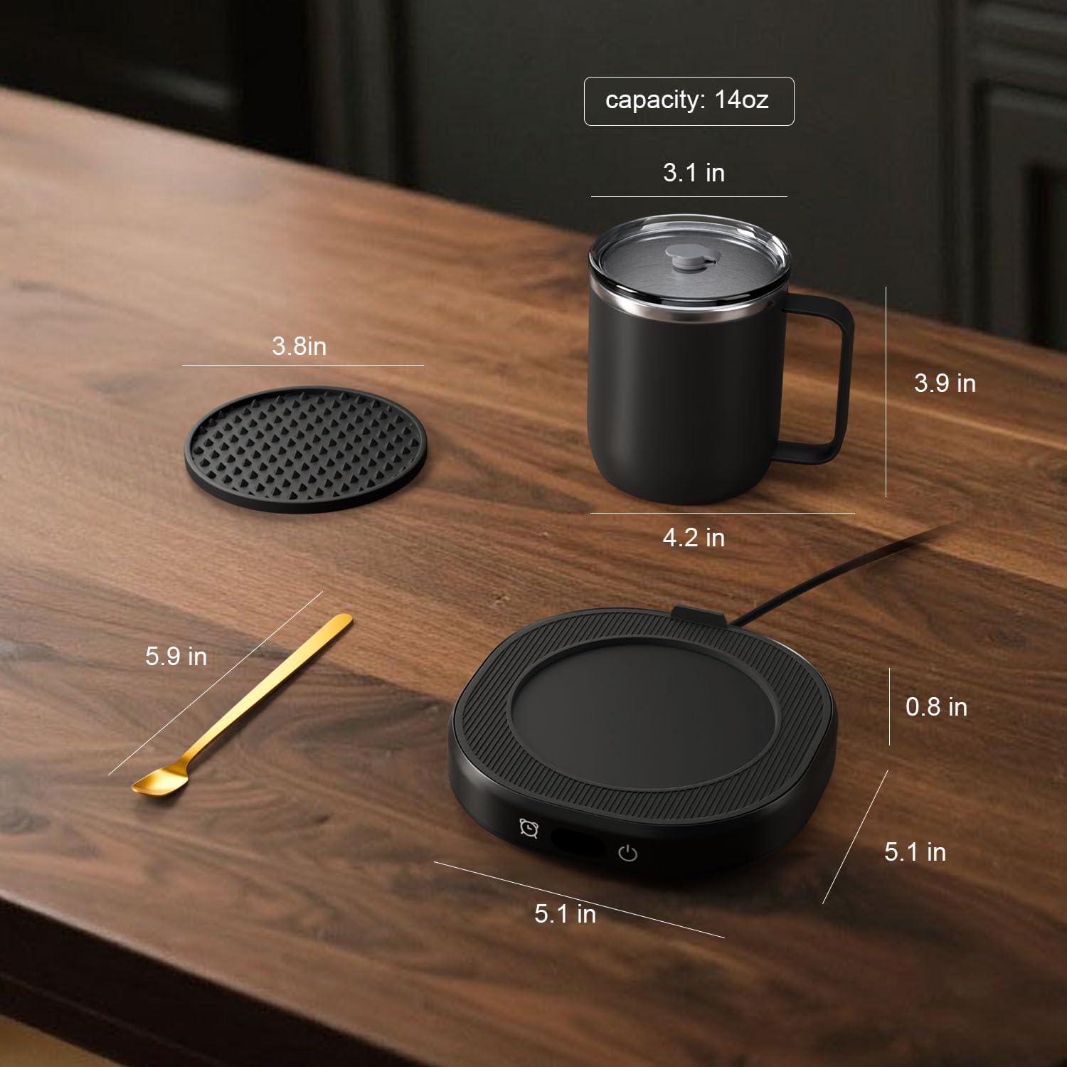 Calentador de Taza de Café Bsigo con Taza de 414ml y 4 Temperaturas