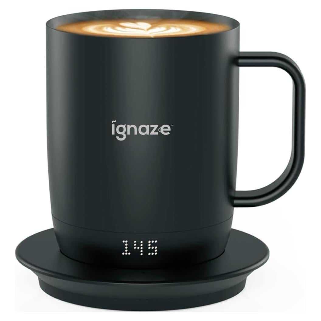 Taza Inteligente Autocalentable Ignaze 311ml - Pantalla LED