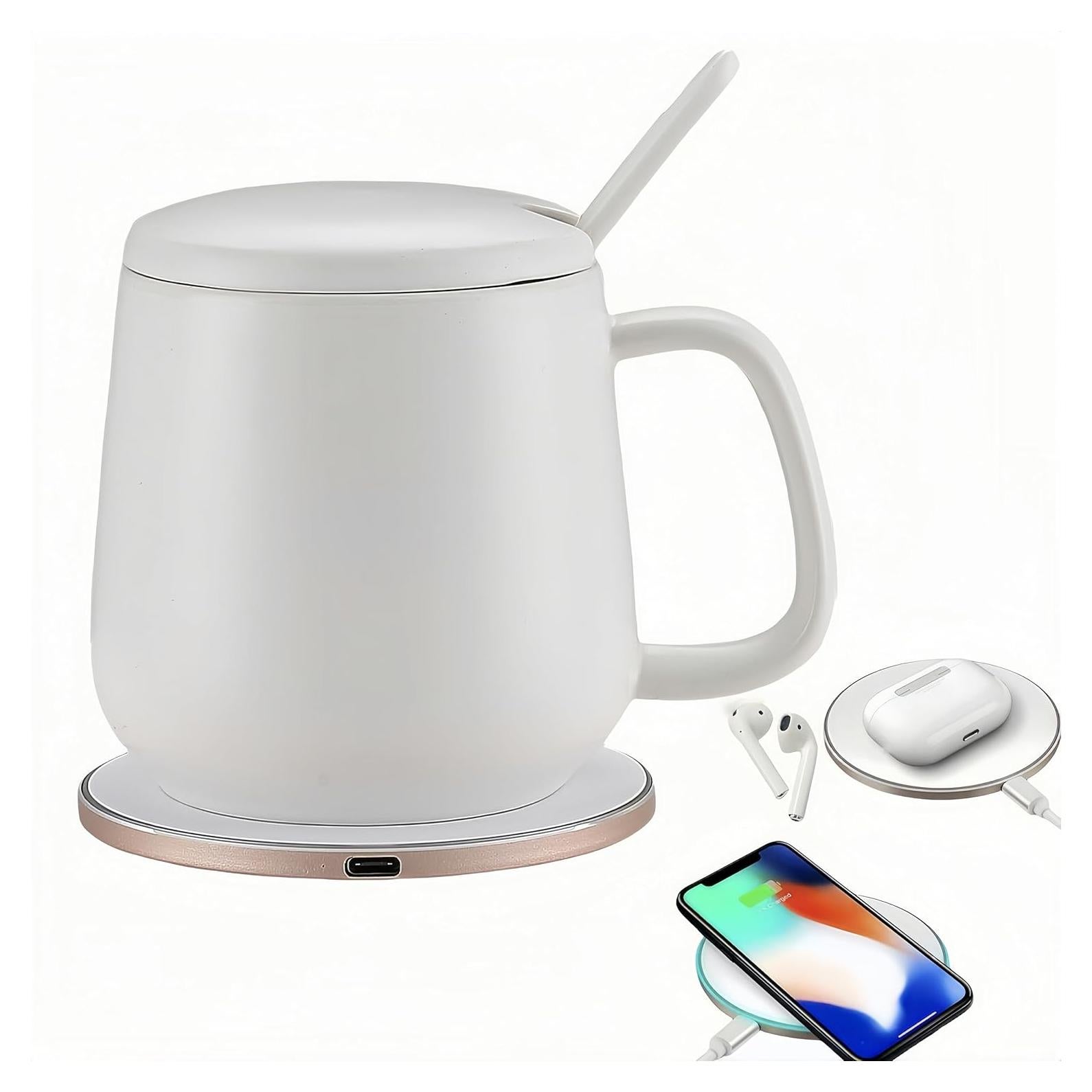 Taza Calentadora Inteligente Cetuximise 13 Oz Blanca 2025