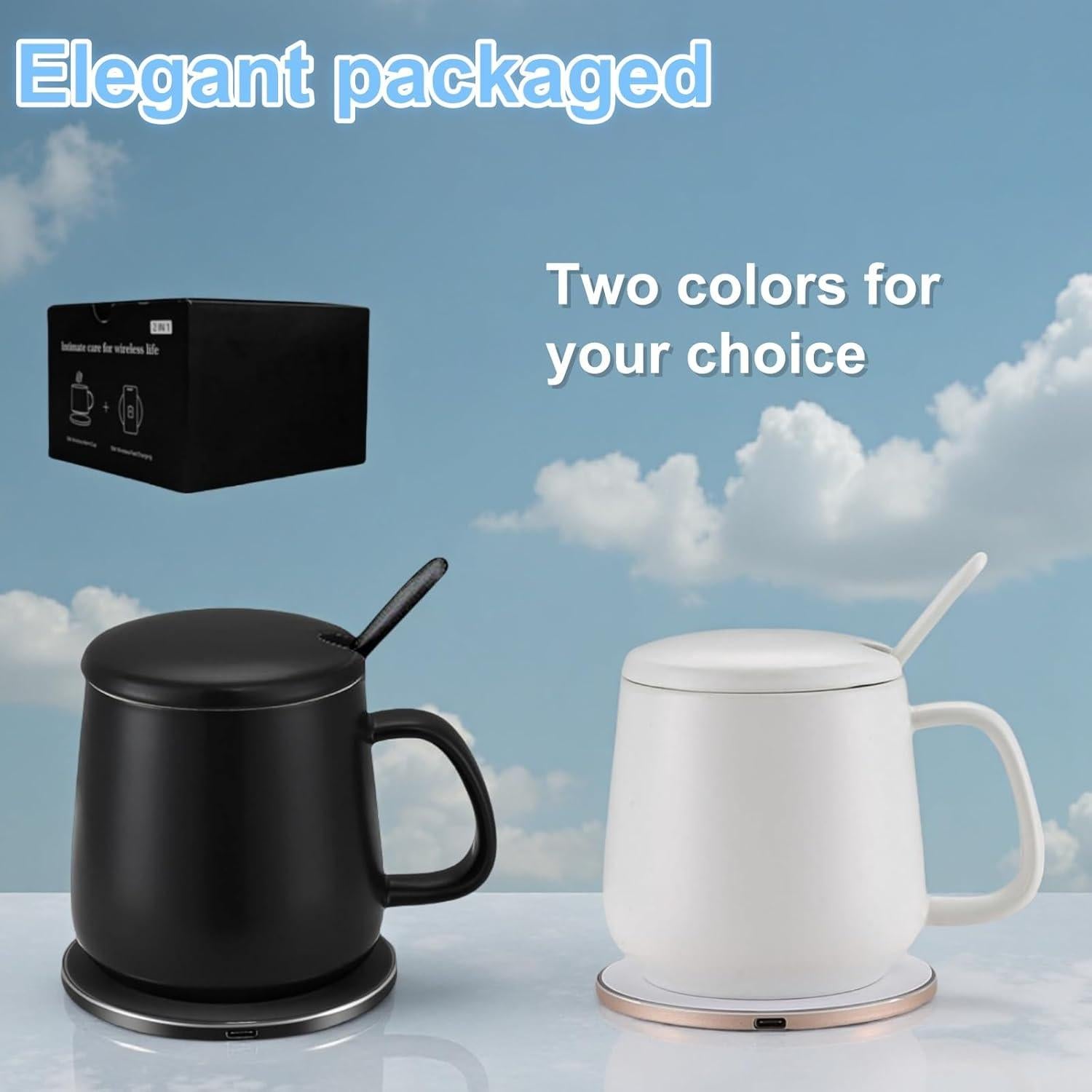 Taza Calentadora Inteligente Cetuximise 13 Oz Blanca 2025