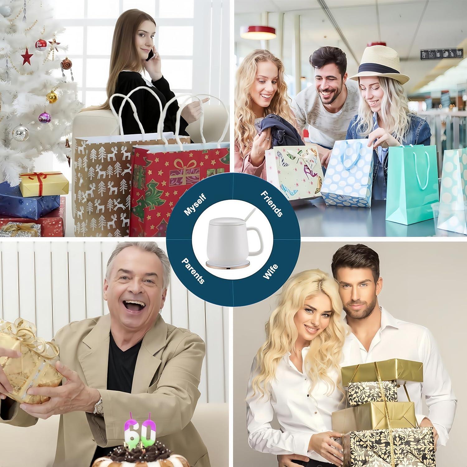 Taza Calentadora Inteligente Cetuximise 13 Oz Blanca 2025