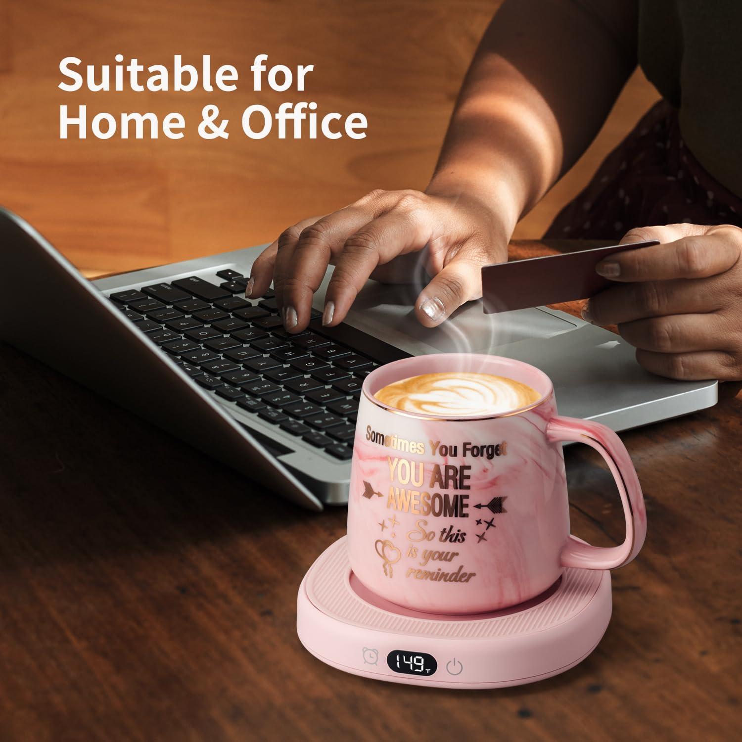 Calentador Eléctrico de Taza LOUTYTUO con Taza 400ml 3 Temp