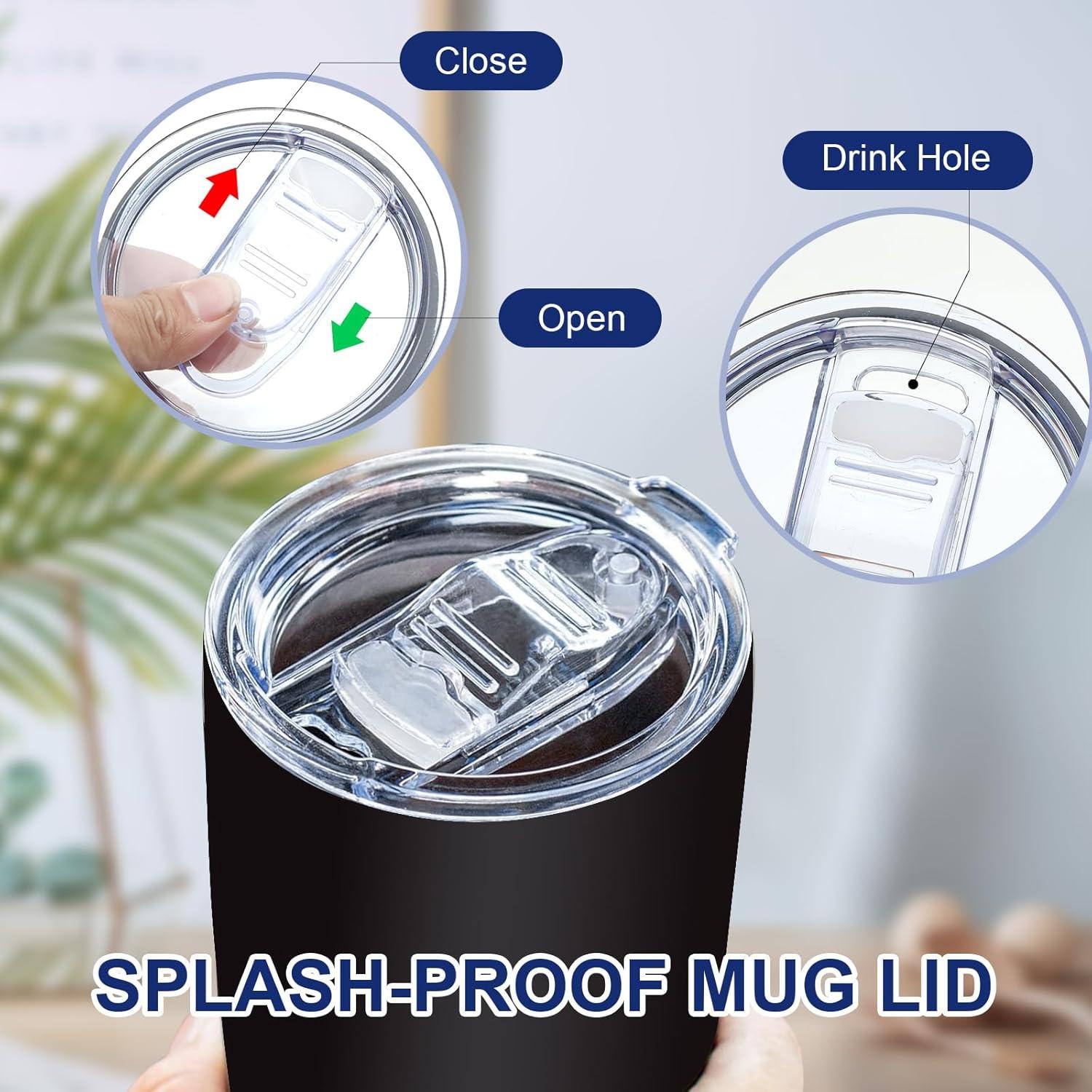 Tapa Deslizante Reemplazo Ember 10 oz - A Prueba de Fugas