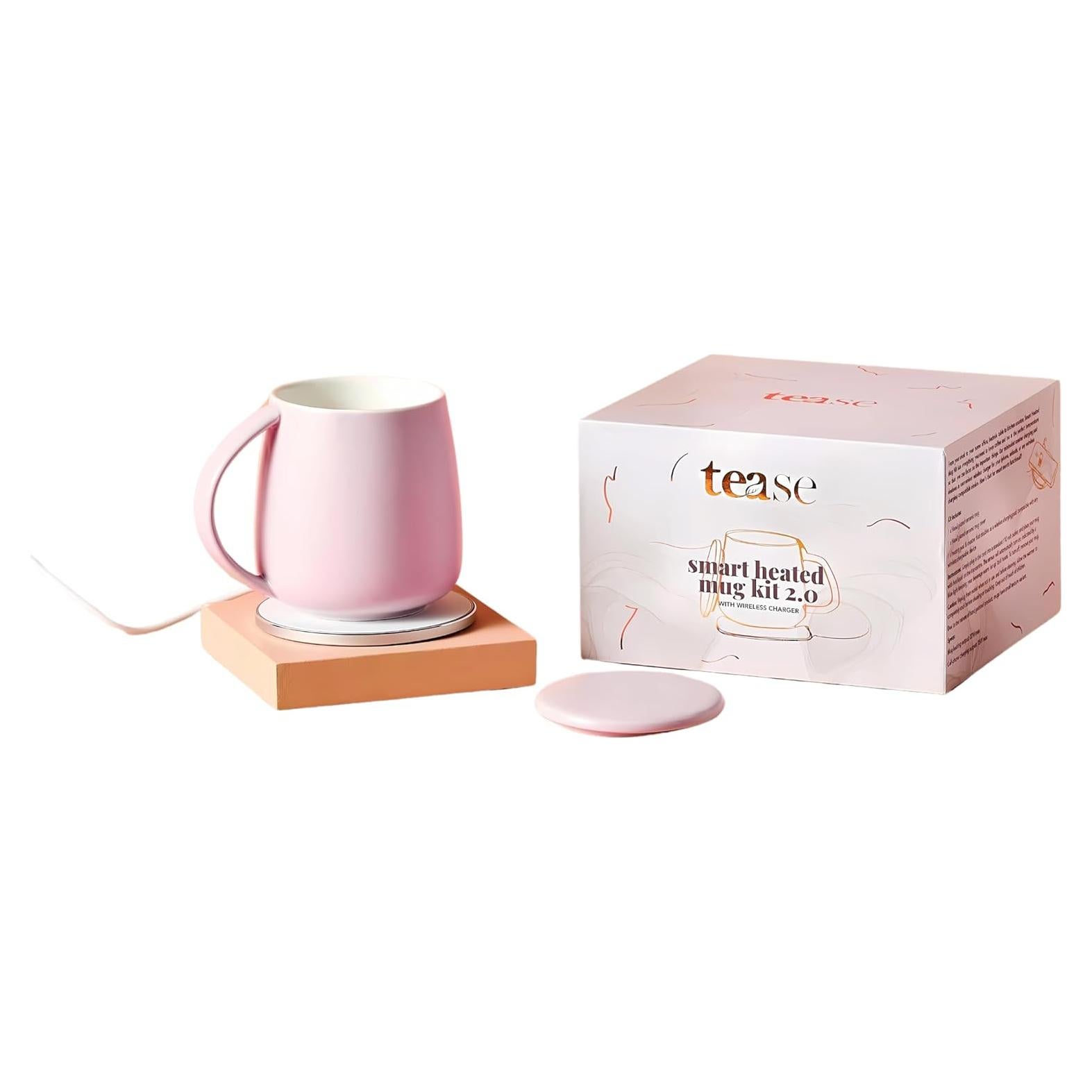 Taza Autocalentable Tease 12oz con Control de Temperatura