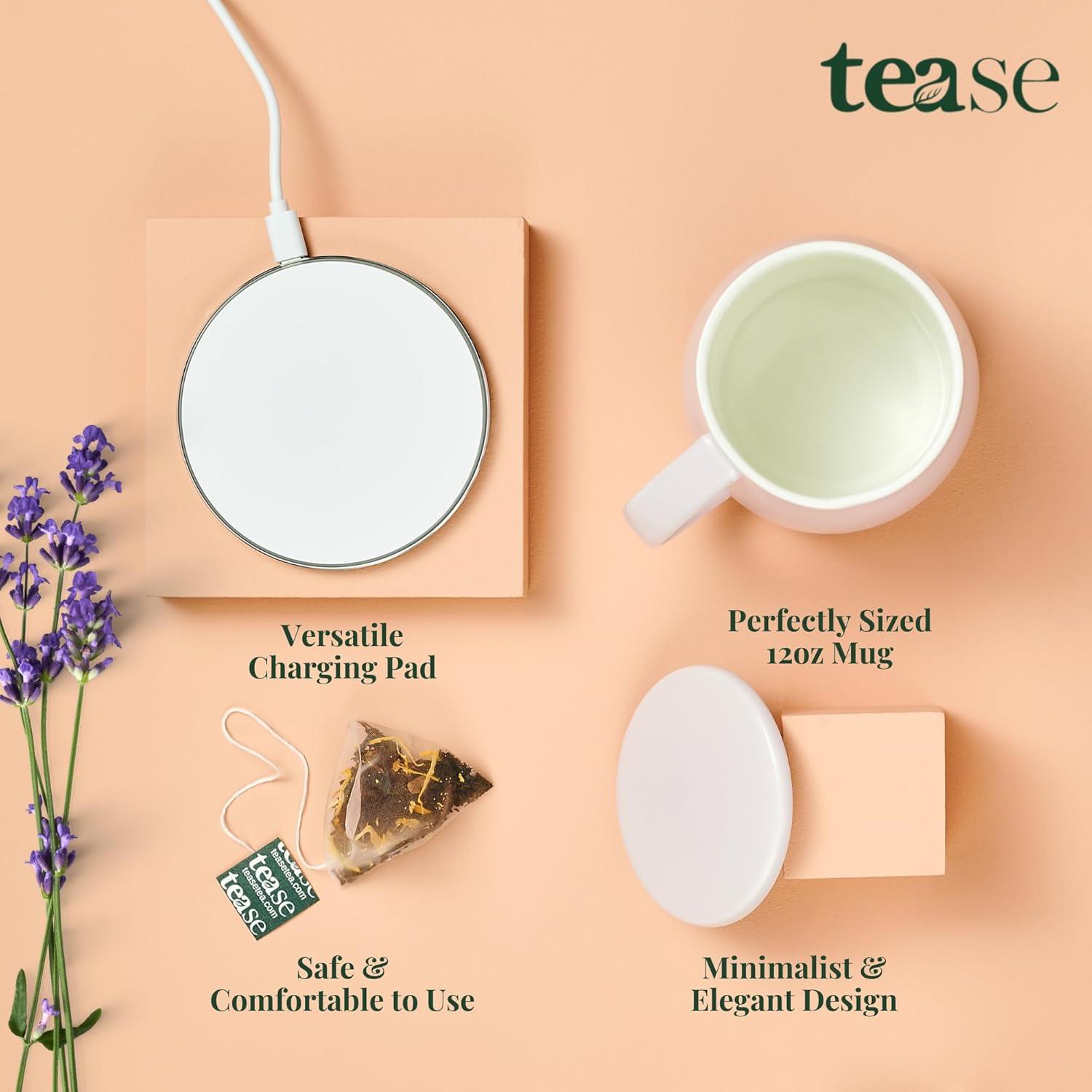 Taza Autocalentable Tease 12oz con Control de Temperatura