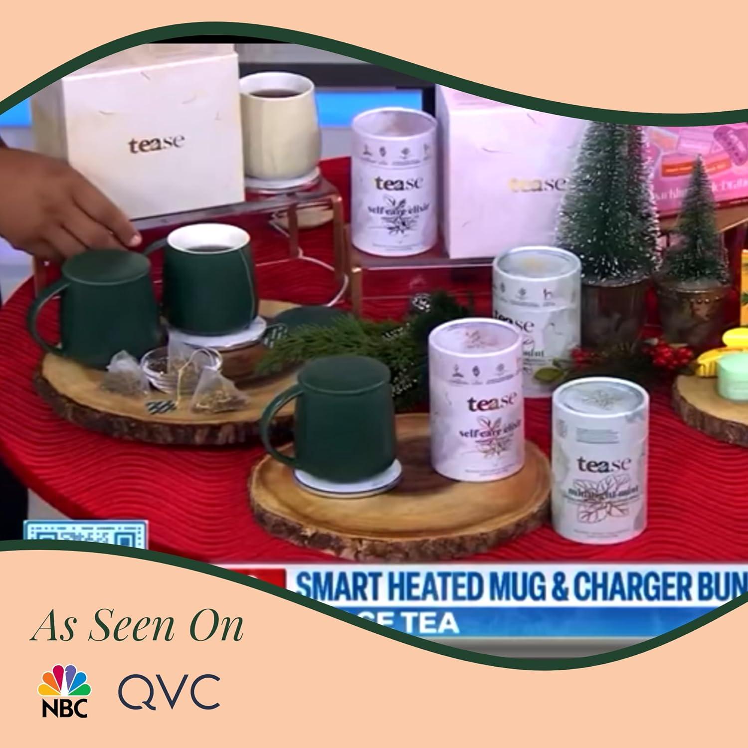 Taza Autocalentable Tease 12oz con Control de Temperatura