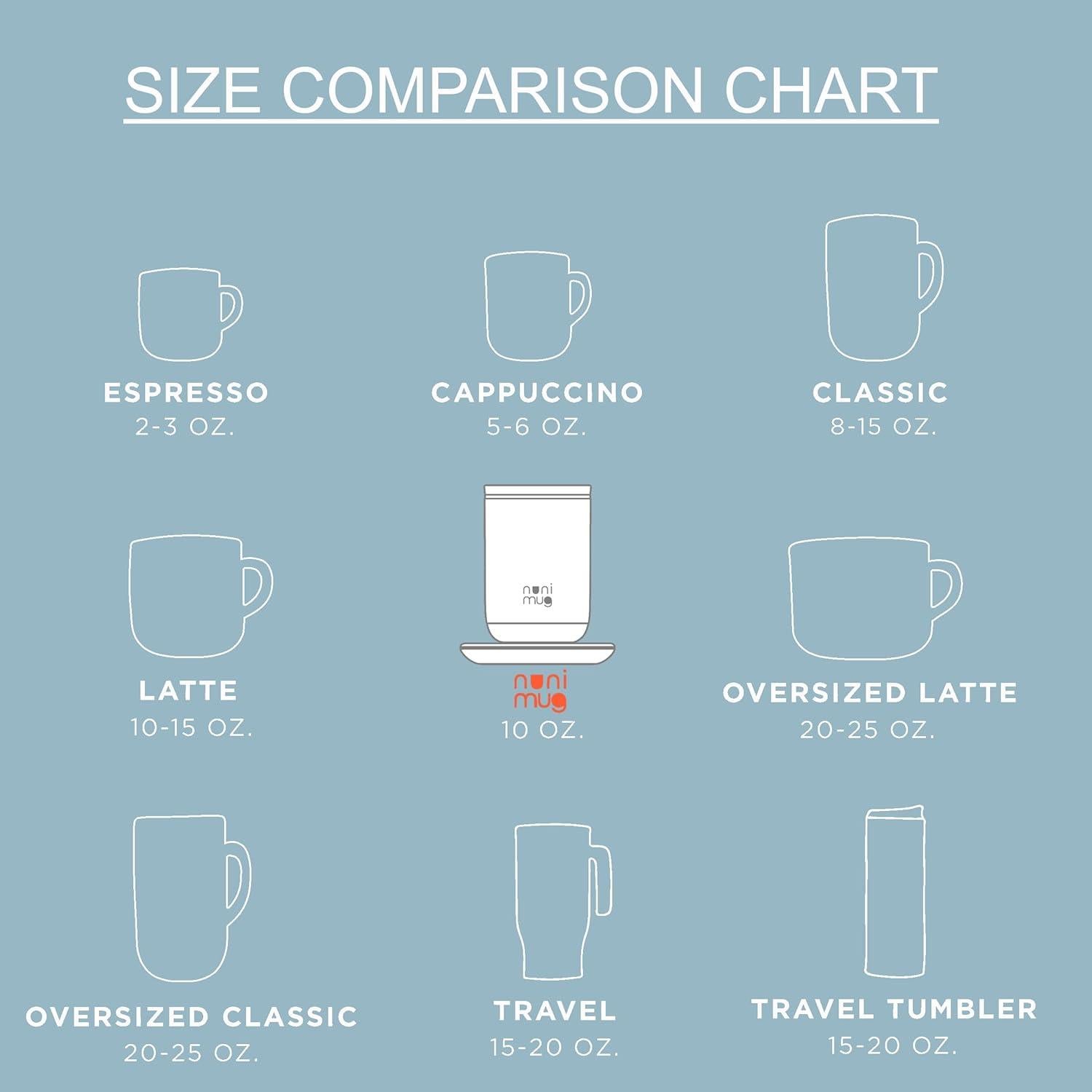 Taza Automezcladora OZTANCE Nuni 2 - 363g, 3 Temperaturas