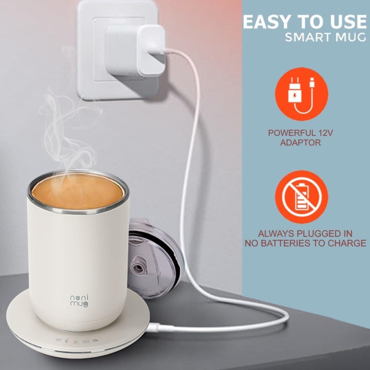 Taza Automezcladora OZTANCE Nuni 2 - 363g, 3 Temperaturas