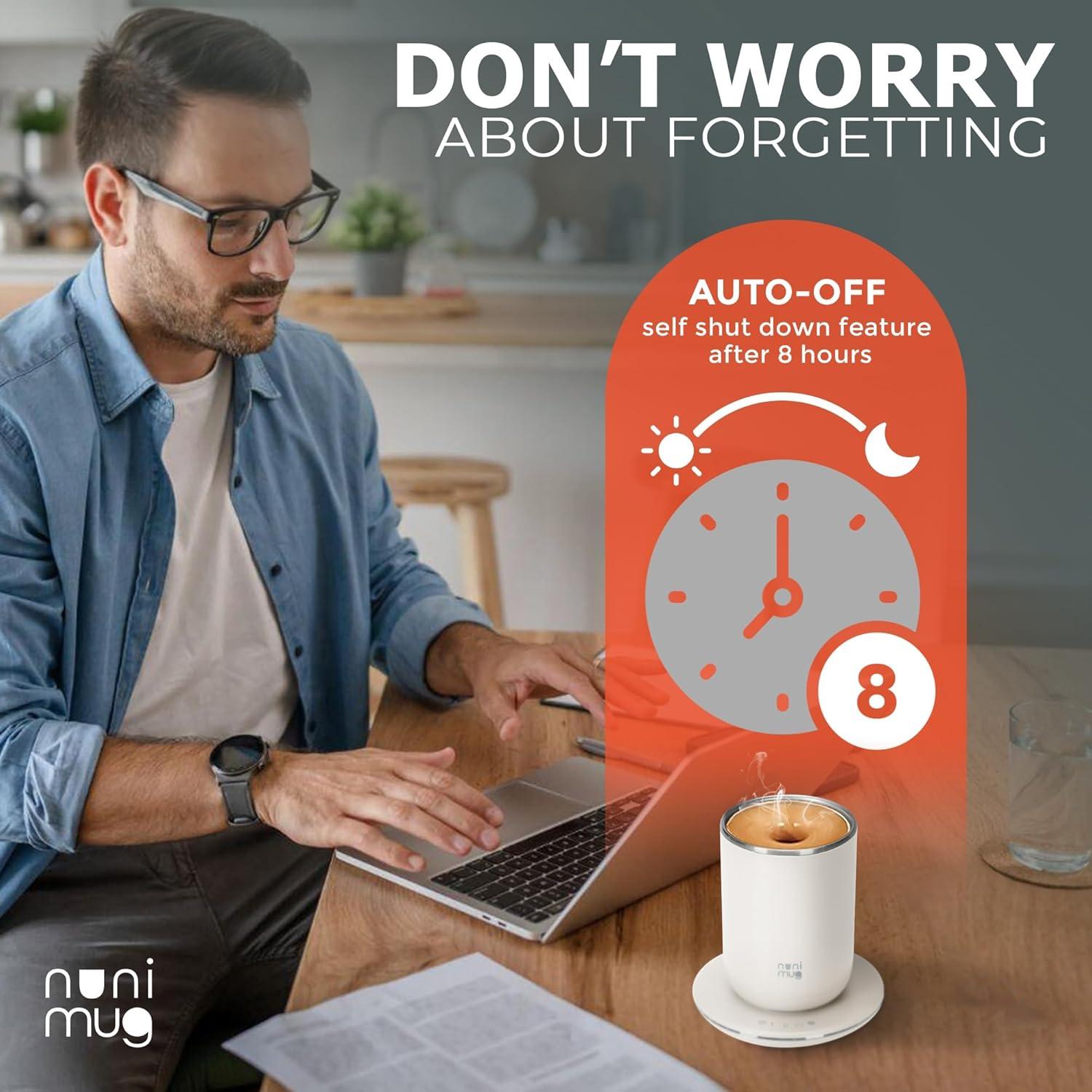 Taza Automezcladora OZTANCE Nuni 2 - 363g, 3 Temperaturas