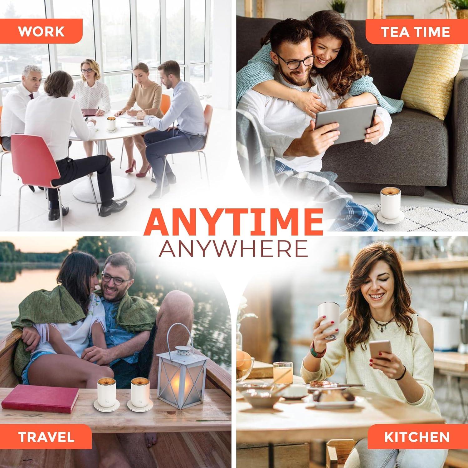 Taza Automezcladora OZTANCE Nuni 2 - 363g, 3 Temperaturas