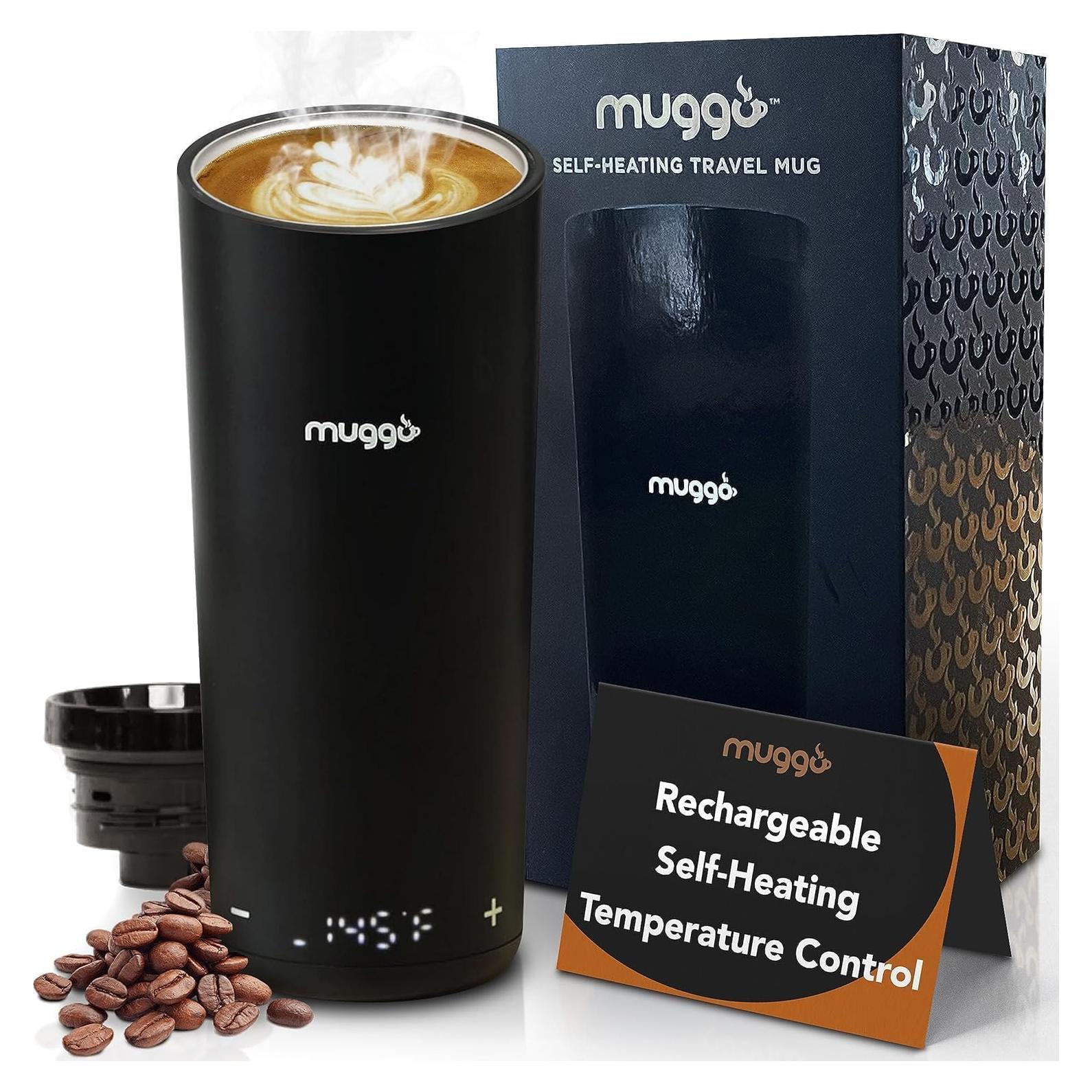 Taza de Café Autocalentable Muggo V10 12 oz USB-C