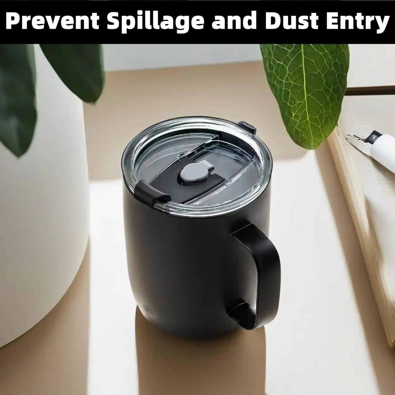 Tapa de café NASIUSE 14 oz 2 piezas a prueba de derrames