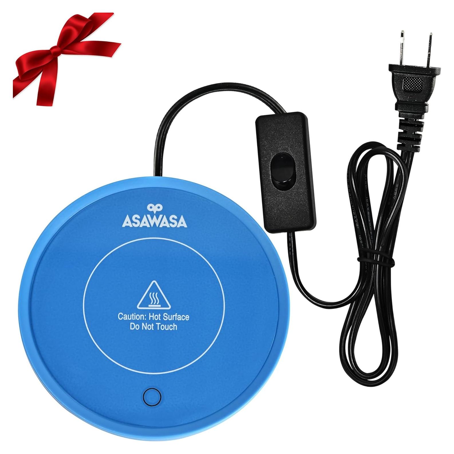 Calentador de Velas Inteligente ASAWASA Azul 17W con Apagado Automático