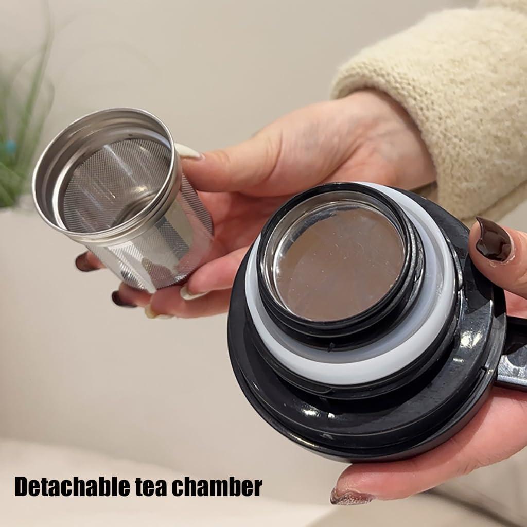 Termo de Té MofivKce 875ml Vintage Acero Inoxidable Aislado