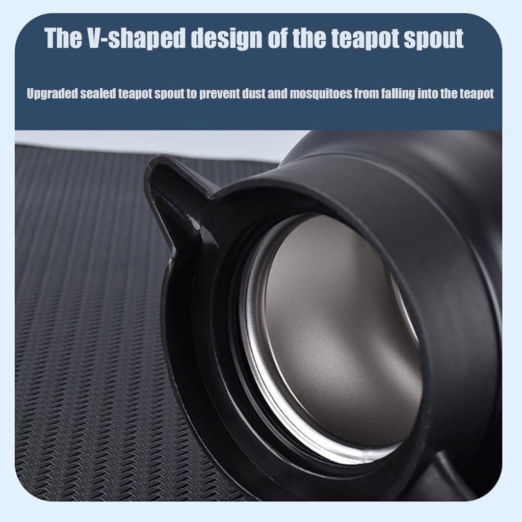 Termo de Té MofivKce 875ml Vintage Acero Inoxidable Aislado