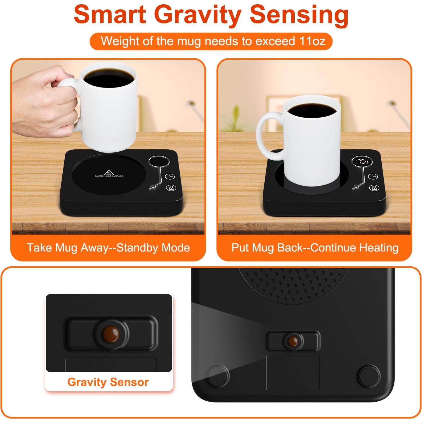 Calentador de Tazas CEROBEAR DS1209-B con 3 Temperaturas