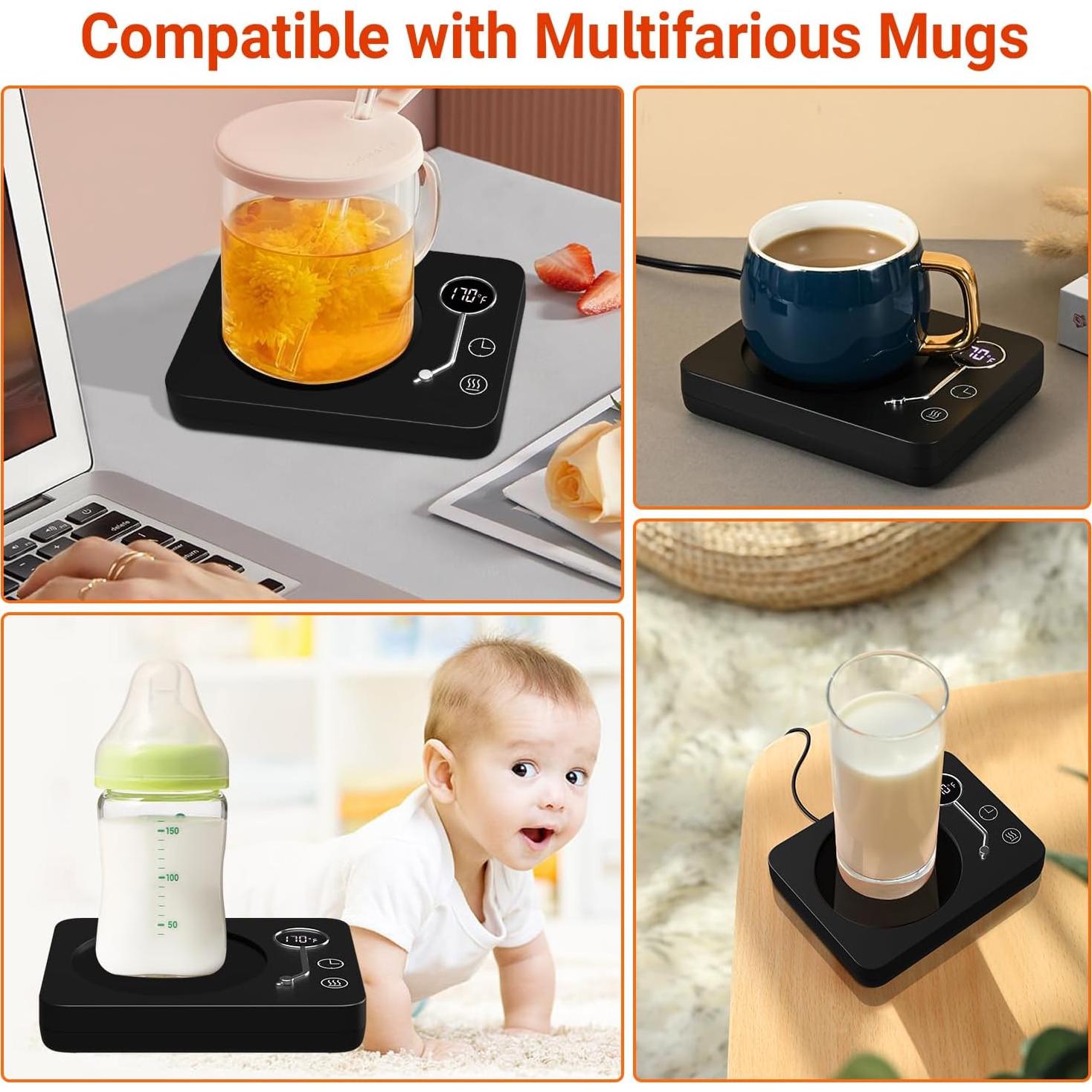 Calentador de Tazas CEROBEAR DS1209-B con 3 Temperaturas