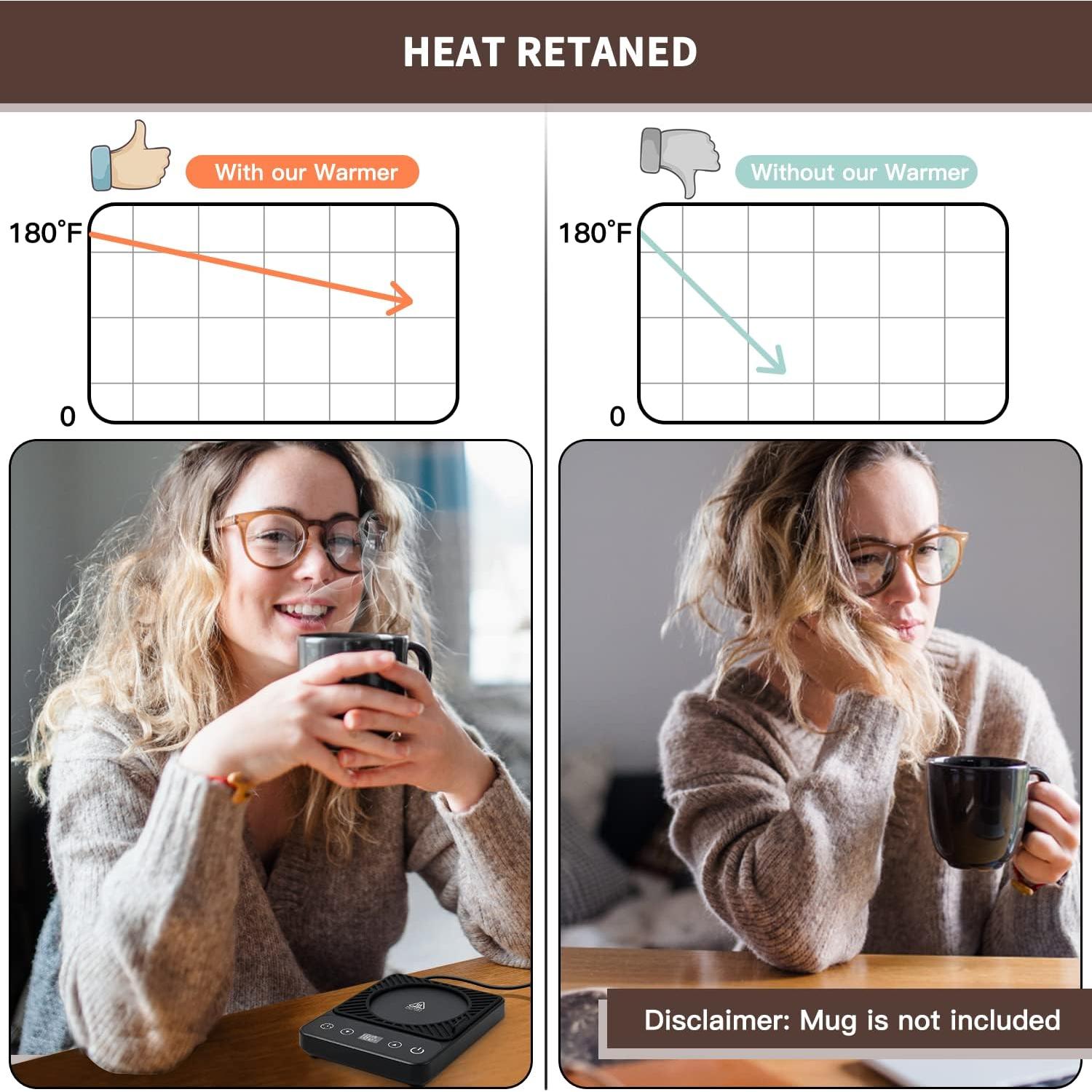 Calentador de Taza de Café Inteligente SENJWARM 30W con Temporizador