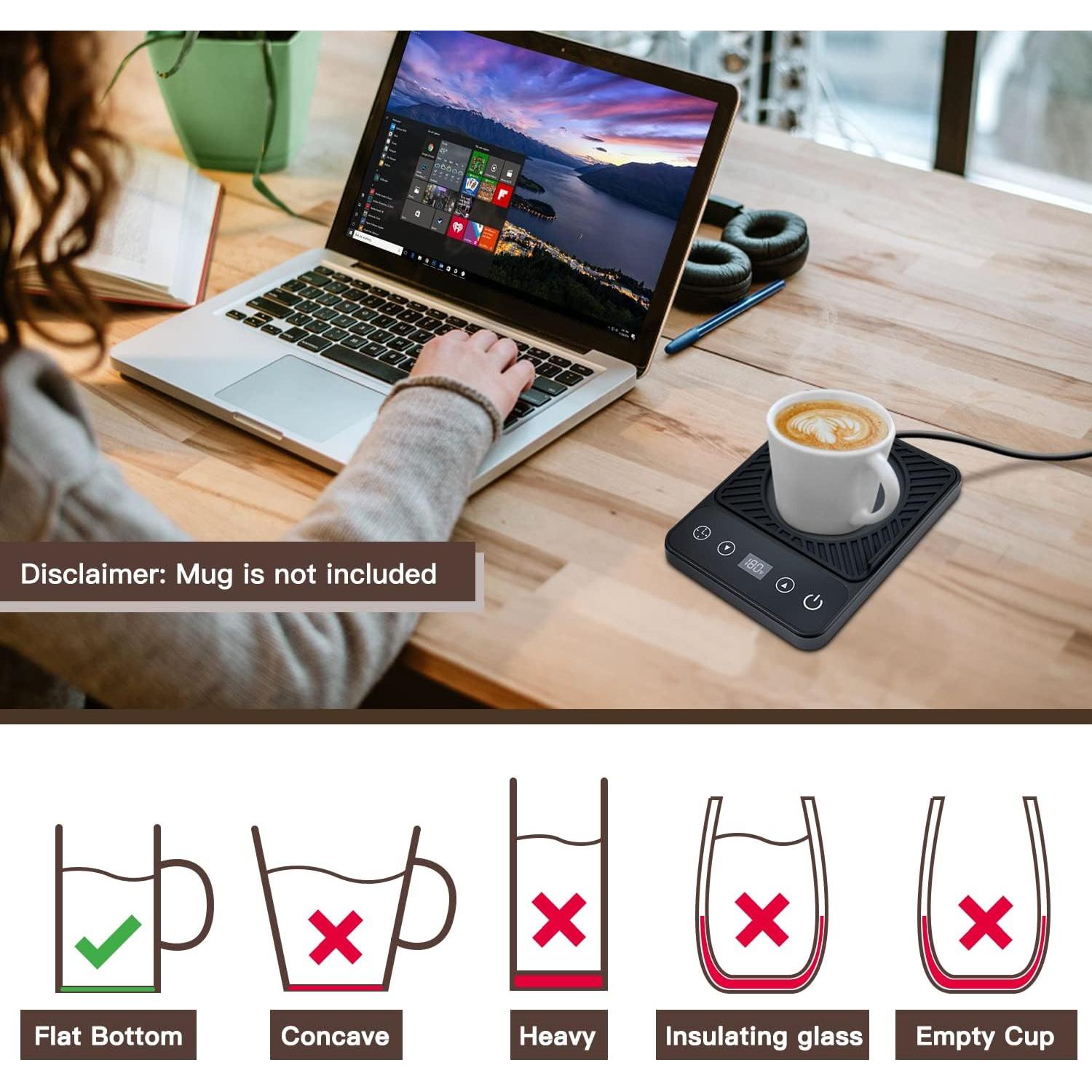 Calentador de Taza de Café Inteligente SENJWARM 30W con Temporizador