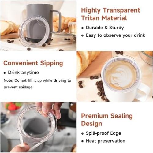 Tapa de Reemplazo para Taza Ember 10oz + Cuchara Silicona