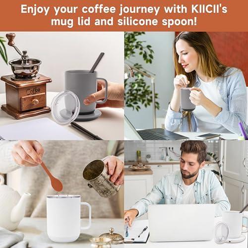 Tapa de Reemplazo para Taza Ember 10oz + Cuchara Silicona