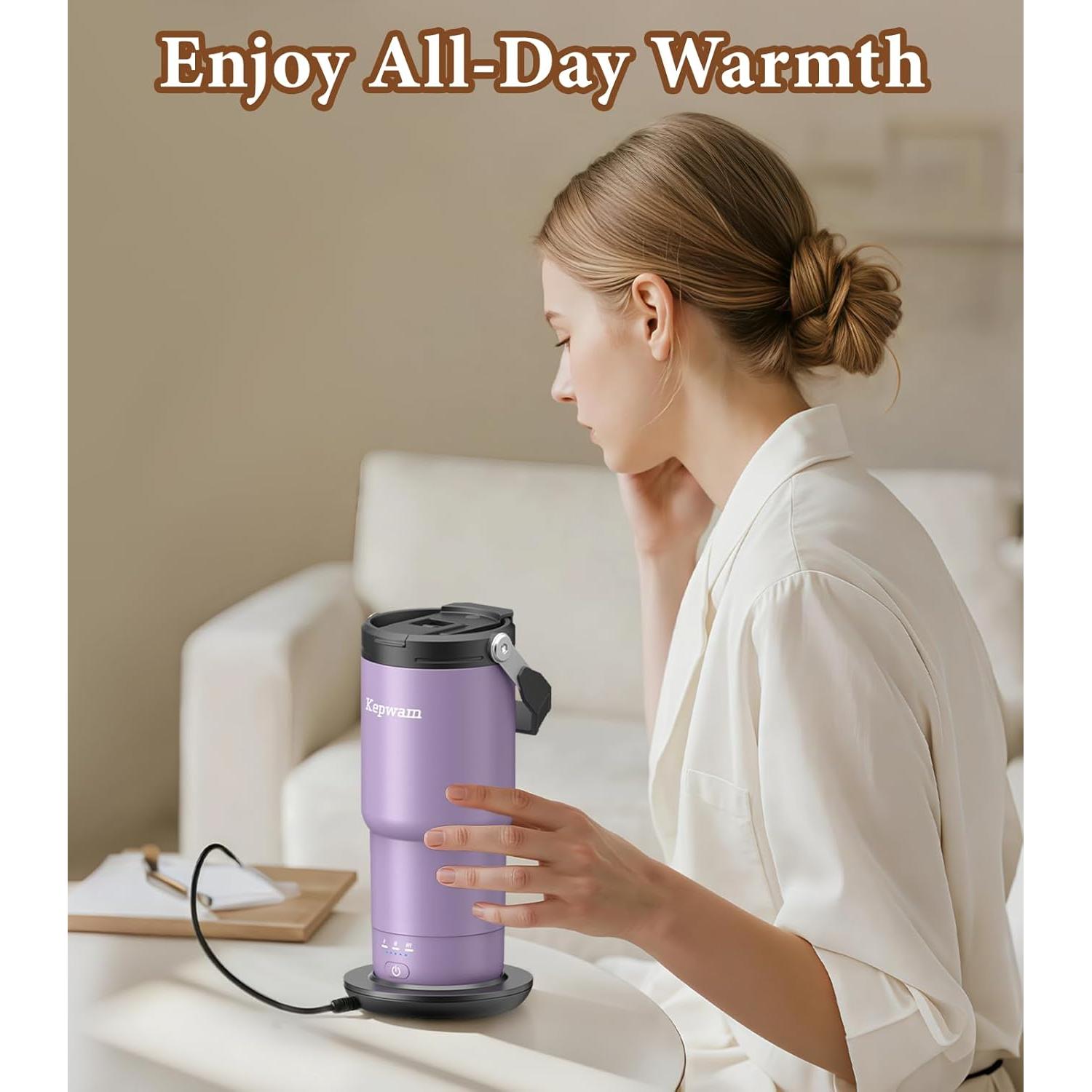 Base de Carga para Taza de Viaje Autocalentable Kepwam - Negro