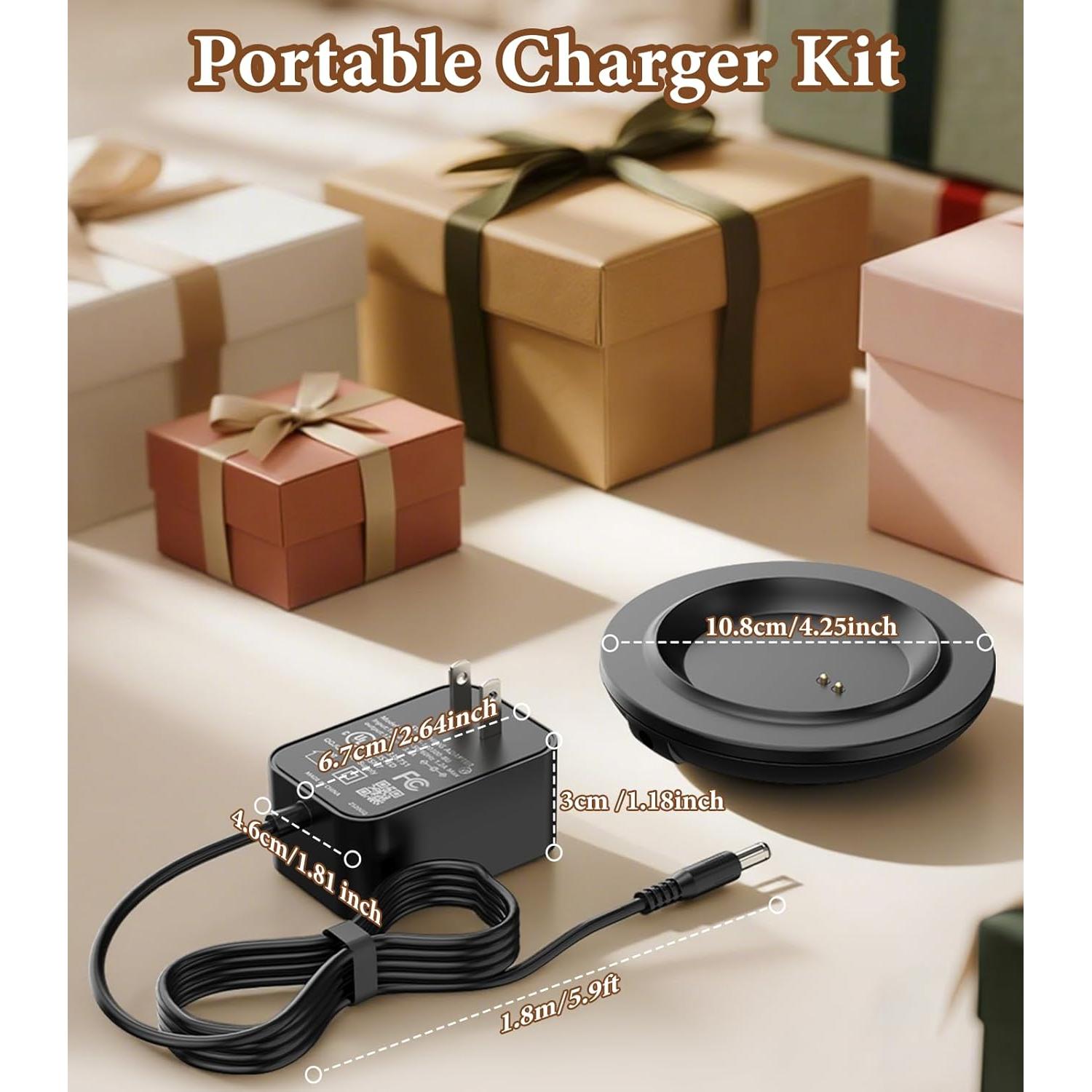 Base de Carga para Taza de Viaje Autocalentable Kepwam - Negro