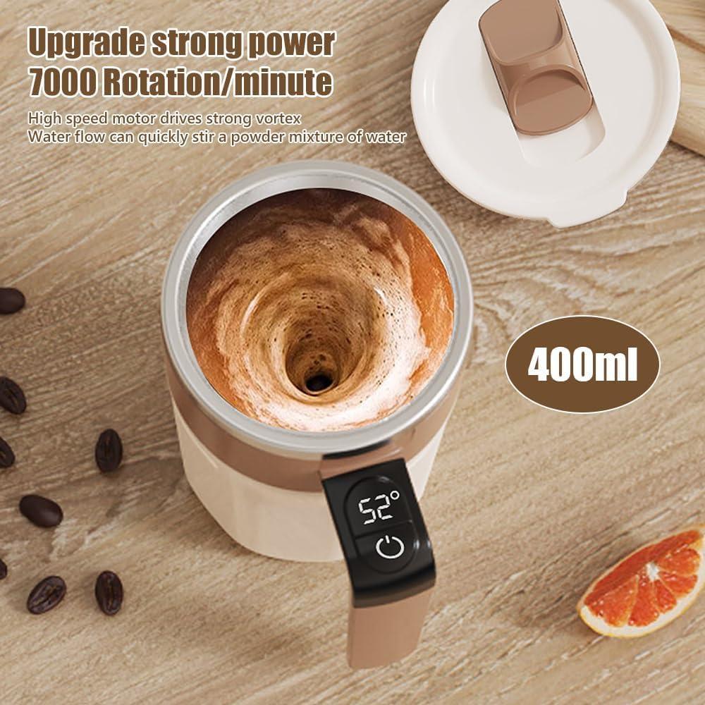 Taza inteligente de auto-mezcla Rainfox 414ml acero inoxidable