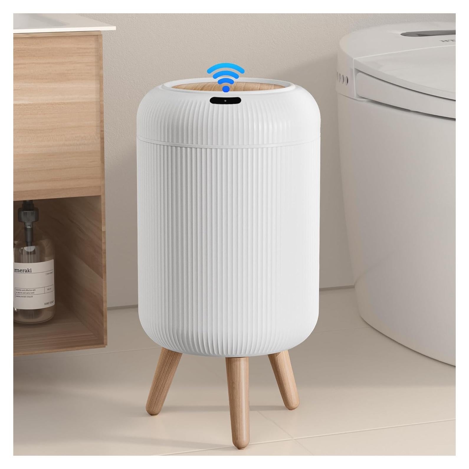 Cubo de Basura Automático con Sensor onlcuk 11L Blanco