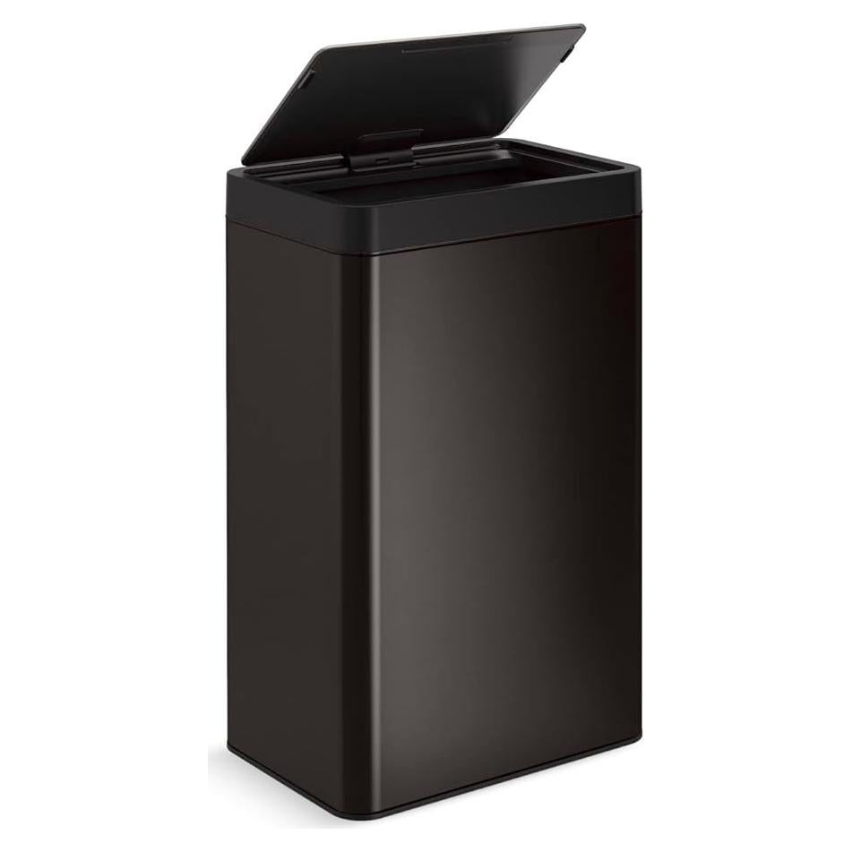 Basurero sin contacto Kohler 49L acero inoxidable negro