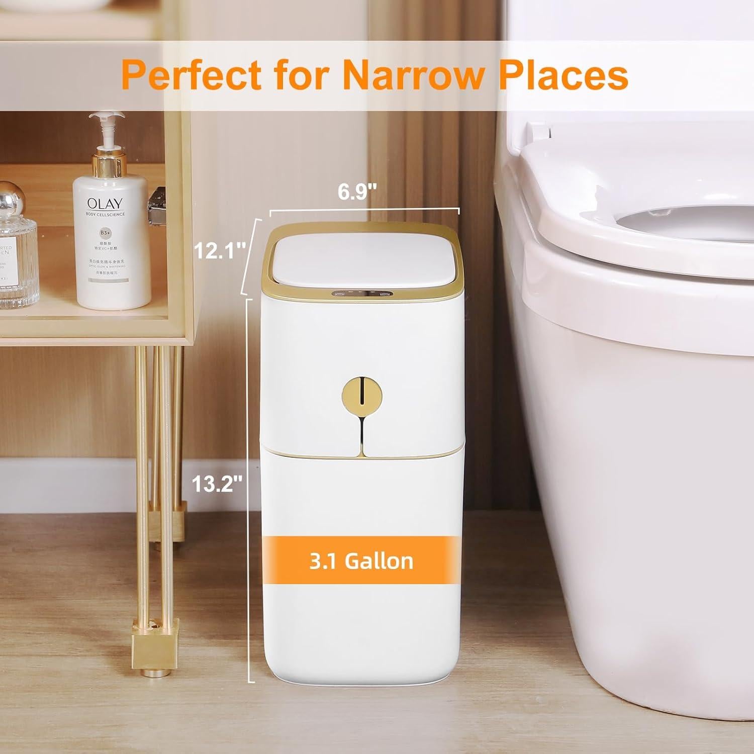 Cubo de Basura Automático MOPALL 13L con Sensor Infrarrojo