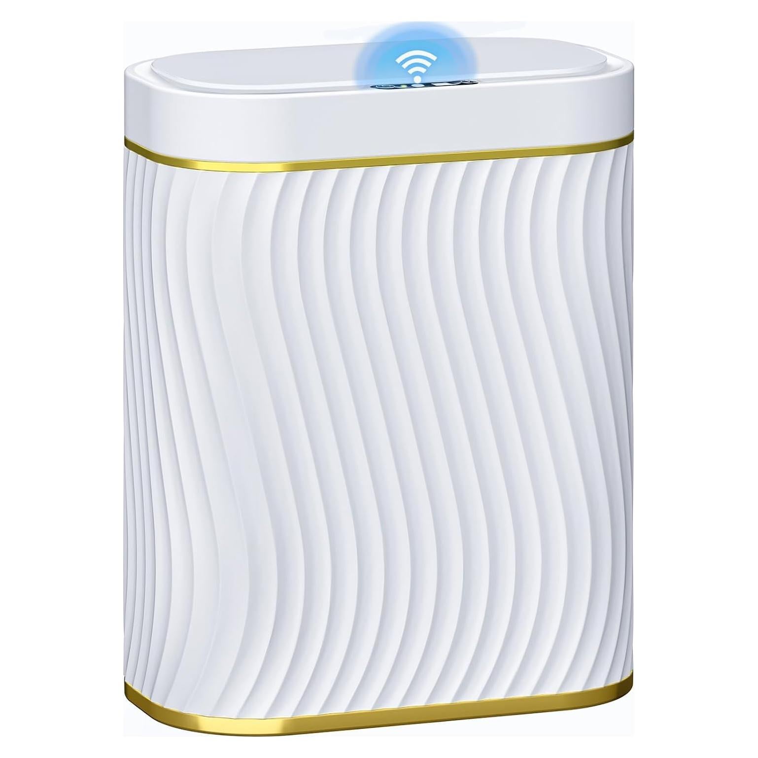 Cubo de Basura Inteligente Steo Spce 9.84L Oro Blanco