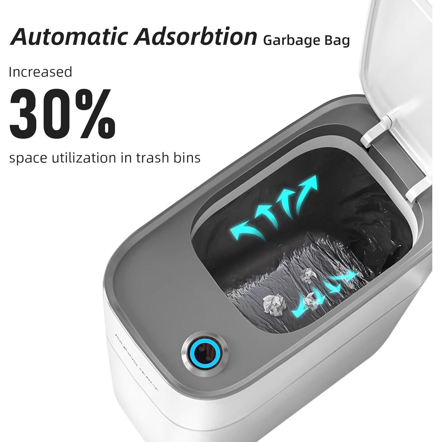 Cubo de Basura Automático MOPALL 13.25L con Sensor de Movimiento