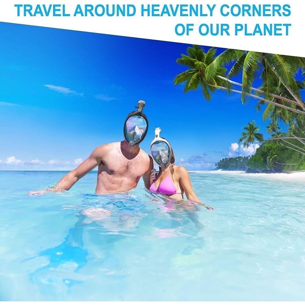 Máscara de Snorkel Aleoron Plegable Antivaho 180° Unisex