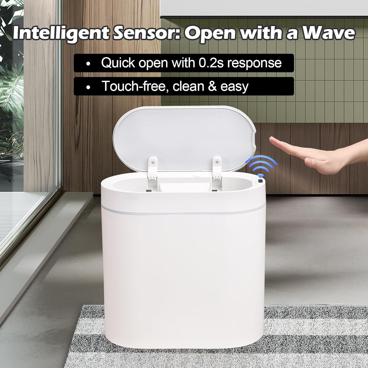 Papelera Automática ELPHECO 9.5L con Sensor de Movimiento